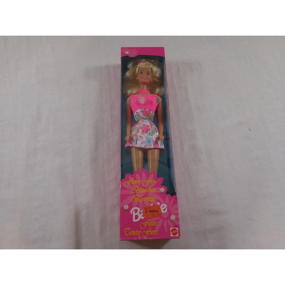Mattel Vintage 1996 Flower Fun Barbie Doll  #16063  Unopened Germany New‎